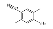 4-amino-2,5-dimethylbenzenediazonium结构式