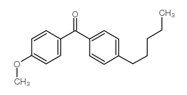 4-METHOXY-4'-N-PENTYLBENZOPHENONE结构式