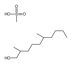 (2S,6S)-2,6-dimethyldecan-1-ol,methanesulfonic acid Structure