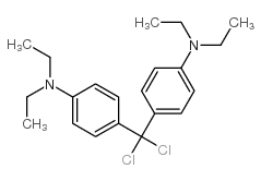 4-(dichloro(4-(diethylamino)phenyl)methyl)-N,N-diethylbenzenamine结构式