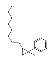 (1-methyl-2-octylcyclopropyl)benzene Structure