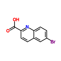 6-Bromoquinoline-2-carboxylic acid Structure