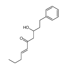 3-hydroxy-1-phenyldec-6-en-5-one Structure