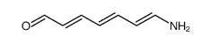 7-aminohepta-2,4,6-trienal Structure
