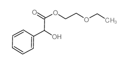 Benzeneacetic acid, a-hydroxy-, 2-ethoxyethyl ester structure