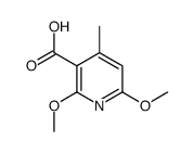 3-Pyridinecarboxylicacid,2,6-dimethoxy-4-methyl-(9CI) picture