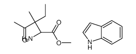 1H-indole,methyl (2S,3R)-2-amino-3-ethyl-3-methyl-4-oxopentanoate结构式