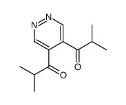 2-methyl-1-[5-(2-methylpropanoyl)pyridazin-4-yl]propan-1-one Structure