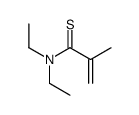 N,N-diethyl-2-methylprop-2-enethioamide Structure