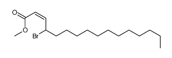 methyl 4-bromohexadec-2-enoate结构式