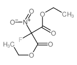 diethyl 2-fluoro-2-nitro-propanedioate结构式