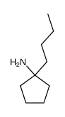 1-butylcyclopentylamine Structure