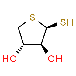 3,4-Thiophenediol, tetrahydro-2-mercapto-, (2R,3S,4S)-rel- (9CI) structure