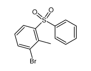 (3-bromo-2-methyl-phenyl)-phenyl sulfone结构式