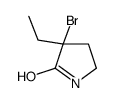 3-bromo-3-ethylpyrrolidin-2-one Structure