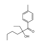 2-ethyl-2-hydroxy-1-(4-methylphenyl)hexan-1-one结构式