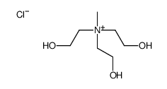 Ethanaminium, 2-hydroxy-N,N-bis(2-hydroxyethyl)-N-Methyl-, chloride结构式