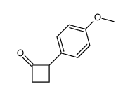 2-(4-methoxyphenyl)cyclobutan-1-one结构式