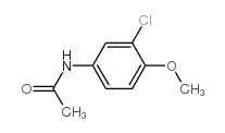 N-(3-氯-4-甲氧基苯基)乙酰胺结构式