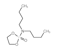 N,N-dibutyl-2-oxo-1,3-dioxa-2$l^C10H22NO3P-phosphacyclopentan-2-amine structure