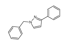 1-benzyl-3-phenyl-1H-pyrazole结构式