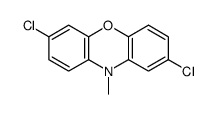 2,7-dichloro-10-methylphenoxazine结构式
