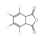 1,3-Isobenzofurandione,4,5,6,7-tetrachloro-3a,7a-dihydro- structure