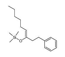 (Z)-1-phenyl-3-(trimethylsiloxy)-3-nonene Structure
