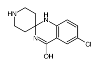 6-氯-1H-螺[哌啶-4,2-喹唑啉]-4(3h)-酮结构式