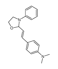 2-[4-(Dimethylamino)styryl]-N-phenyl-1,3-oxazolidine Structure