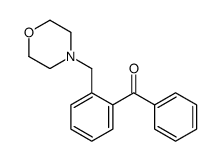 2-(MORPHOLINOMETHYL)BENZOPHENONE structure