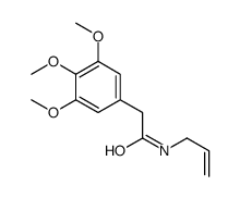 Acetamide, N-allyl-2-(3,4,5-trimethoxyphenyl)- Structure