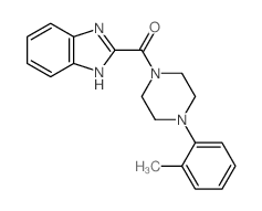 Methanone,1H-benzimidazol-2-yl[4-(2-methylphenyl)-1-piperazinyl]-结构式