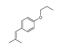 Benzene, 1-(2-methyl-1-propenyl)-4-propoxy- (9CI)结构式