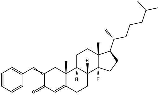 2-(Phenylmethylene)cholest-4-en-3-one结构式