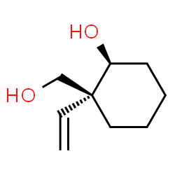 Cyclohexanemethanol, 1-ethenyl-2-hydroxy-, (1R,2S)-rel- (9CI)结构式