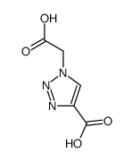 4-carboxy-1,2,3-triazole-1-acetic acid Structure