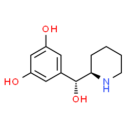 1,3-Benzenediol, 5-(hydroxy-2-piperidinylmethyl)-, (R*,R*)- (9CI)结构式