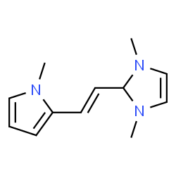 1H-Imidazole,2,3-dihydro-1,3-dimethyl-2-[(1E)-2-(1-methyl-1H-pyrrol-2-yl)ethenyl]-(9CI) picture