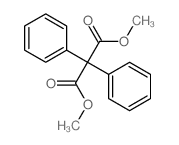 dimethyl 2,2-diphenylpropanedioate结构式