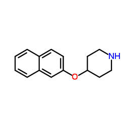 4-(2-Naphthyloxy)piperidine结构式