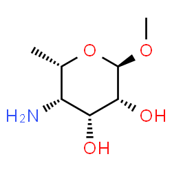 alpha-L-Talopyranoside, methyl 4-amino-4,6-dideoxy- (9CI) structure