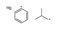 2-methylpropyl(phenyl)mercury Structure