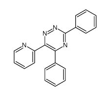3,5-diphenyl-6-pyridin-2-yl-1,2,4-triazine Structure