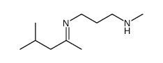 N-methyl-3-(4-methylpentan-2-ylideneamino)propan-1-amine Structure