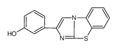3-imidazo[2,1-b][1,3]benzothiazol-2-ylphenol结构式