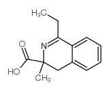 3-Isoquinolinecarboxylicacid,1-ethyl-3,4-dihydro-3-methyl-(9CI) structure