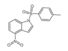 4-nitro-1-tosylindol Structure