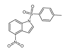 4-nitro-1-tosylindol structure