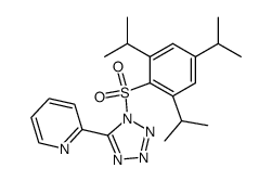 1-(2,4,6-triisopropylbenzenesulfonyl)-5-(pyridin-2-yl)tetrazolide structure